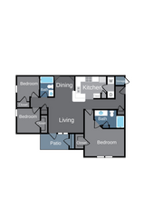 The 1216 1334 floor plan